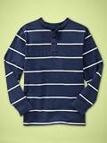Gap Striped Henley Shirt
