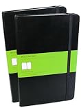 Moleskine Large Plain Notebook 2-Pack