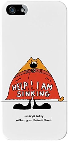 Distress Flares wow Full Wrap High Quality 3D Printed Case, Snap-On Cover for iPhone 5 / 5s by Clive Gardner