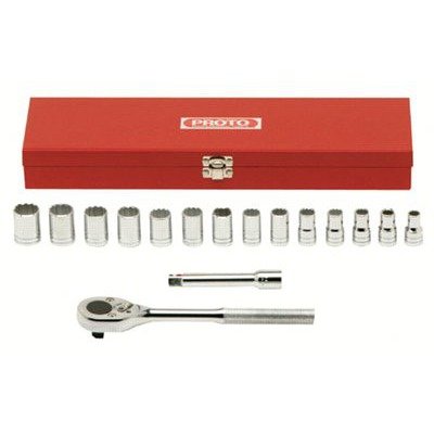 Stanley Proto J54208 16 Piece 12 Point 1/2