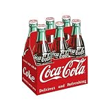 Coca Cola Carton Die-Cut Embossed Tin Sign