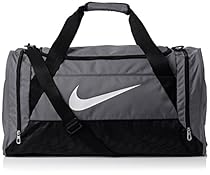 Nike Brasilia 6 Duffel Medium Flint Grey/Black/White Size Medium
