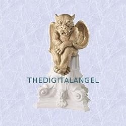 New Gothic Statue Medieval European Gargoyle Sculpture (Digital Angel Decor)
