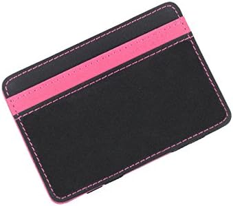 Fashion Men's Slim Magic Money Clip High Quality Wallet (Purple)