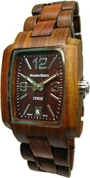 Tense Sandalwood Jumbo Rectangular Dark Dial Mens Watch J8102SQR DFLN