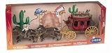 Set Stagecoach with Coachman from the Western Series