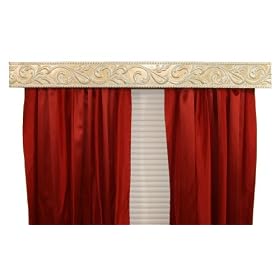 BCL Drapery Hardware 40AVAW Curtain Rod Valance, Acanthus Vine on Handcrafted Solid Steel... by BCL Drapery Hardware