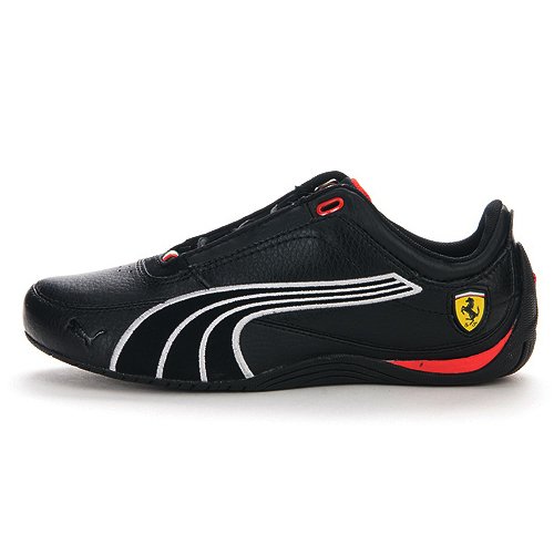 Puma Drift Cat SF Carbon Leather Mens Trainers Black 6 UK