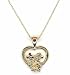 Disney Necklace - Be My Valentine - Mickey And Minnie Mouse Necklace Collier