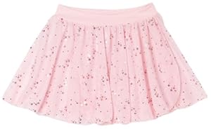 Capezio Girls 2-6X Pull-On Sequined Skirt, Pink, Small (4-6)