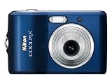 Nikon Coolpix L18 8MP Digital Camera with 3x Optical Zoom (Navy)