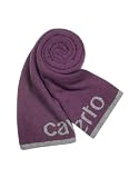 Roberto Cavalli Signature Solid Knit Long Scarf Plum