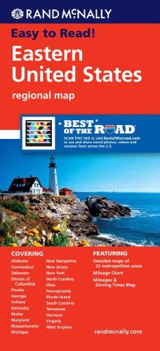 rand mcnally eastern united states regional map