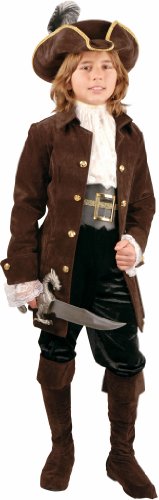 Childs Pirate Of The Carribean Suede Costume Size: Youth Lar