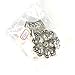 Antique Silver Six Petals Alloy Flower Pendant Charm for Diy Scarves,hot,pt-616