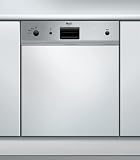 from Whirlpool Whirlpool Semi-Integrated Dishwasher, Stainless Steel (Model ADG 655 IX)