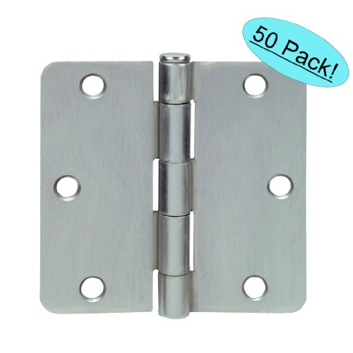 Cosmas Satin Nickel Door Hinge 3.5