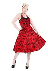 Cocktail General Print Velvet Sweetheart Vintage Fitted Flared-Skirt Halter  Dress