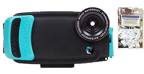 iPhone 6/6s PRO Line Underwater Camera Housing by Watershot w/ Free Moisture Absorbers (Limpet Shell)