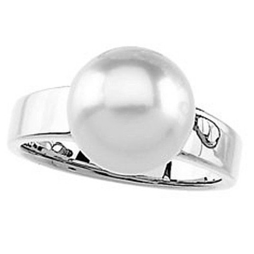 18K Palladium White Gold Paspaley South Sea Cultured 