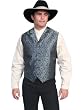 Wah Maker Blue Paisley Vest