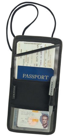 Boarding Pass, ID, and Passport Holder Neck Wallet on Travel Gear Bag Travel Gear Bag Boarding Pass, ID, and Passport Holder Neck Wallet