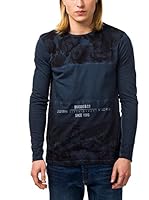 BIAGGIO Camiseta Manga Larga (Azul Marino)