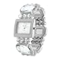 Geneva Platinum Rhinestone Women's Watch