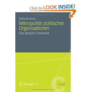 41kQoKs1qRL. BO2,204,203,200 PIsitb sticker arrow click,TopRight,35, 76 AA300 SH20 OU01  Mikropolitik politischer Organisationen: Das Beispiel Ortsbeirat (VS College) (German Edition)