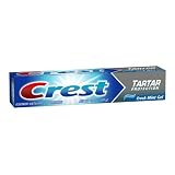 Crest Tartar Control Gel Toothpaste, Fresh Mint Gel, 6.4-Ounce Carton (Pack of 6)