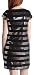 Jump Junior's Sweater Knit Cap Sleeve Dress,Black/Silver,Small image 2