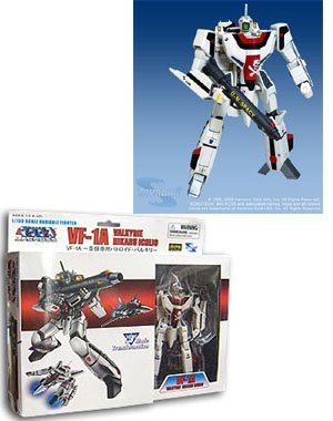 Robotech Macross Toynami 5 Inch 1/100 Scale Fully Transformable Hikaru Ichijo s VF-1A Veritech Fighter