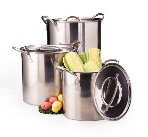 Phillipe Richard 3 Piece Stainless Steel Stock Pot Set product image