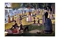 Sunday Afternoon on the Island of La Grande Jatte, c.1886 Styles Art Poster Print by Georges Seurat, 36x24