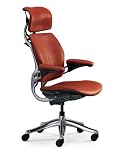 HumanScale Freedom Chair with Headrest, Black Wave Fabric