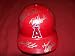 2010 Los Angeles Angels of Anaheim Team Autographed Full Size Batting Helmet with 26 Signatures Total, Proof Photos of the Angels Signing for Us.