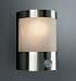 Vilnius 60W Lantern Outdoor Wall Light with PIR - Stainless Steel