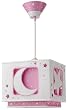 Dalber 63232S Hängeleuchte Rosafarbener Mond Kinderzimmer Lampe Leuchte