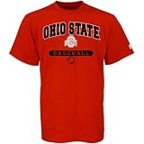 Russell Ohio State Buckeyes Scarlet Baseball T-shirt