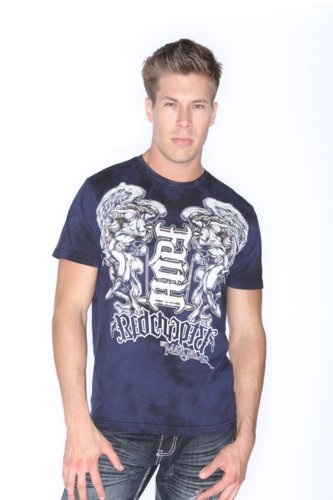 Red Chapter Clothing Mens Faith Hope Ambigram Shirt Blue Size: 3XL