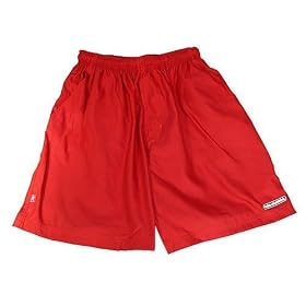 Buy Mens Balle de Match Cross Court Shorts-Red by Balle de Match