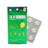 ミドリ安全 《電解質をクイックチャージ！乾いたカラダに塩分補給！》 塩熱サプリ 【6粒ＰＴＰシート】