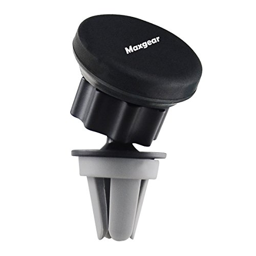 MaxGear Magnetic Cell Phone car mount car Holder Universal Smartphones Car Air Vent Mount Holder Cradle Compatible with iphone 6s/6 Plus/6/5s/5/4s/4, Samsung Galaxy S7/S6/S5/S4, LG Nexus