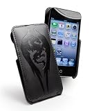 Tuff-luv Apocalypse Slide-Grip case cover for Apple iPod Touch 4 (4th Gen) / 4G - black - The Guardian