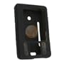 Silicone Skin Case w/ Belt Clip for Creative Zen X-Fi, Black