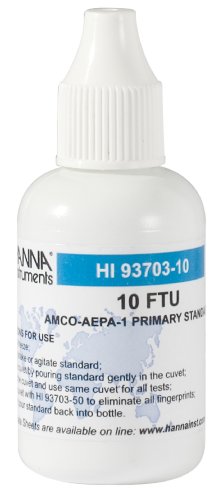 Hanna Instruments HI93703-10 Turbidity Calibration Solution At 10 FTU with AMCO AEPA-1 Standard, 30mL Bottle