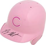 Ryan Theriot Chicago Cubs Autographed Riddell Pink Mini Helmet