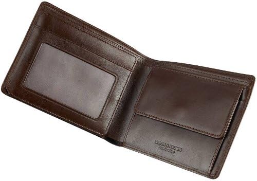 Dark Brown 9 Card Leather Wallet with Coin Pouch by Byron and Brown