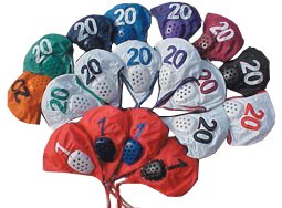 Sprint Water Polo Cap Set #2-13 Blue with White Numbers