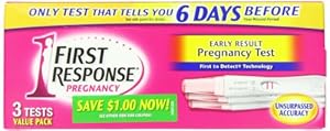 First Response Early Result Pregnancy Test, 3 tests, Packaging May Vary
